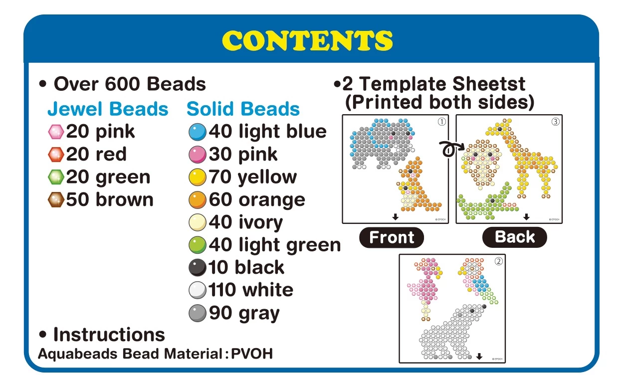 Aquabeads AB31078 Thema Navulling Dierentuinset 3 Aquabeads AB31078 Thema Navulling Dierentuinset - Afbeelding 3