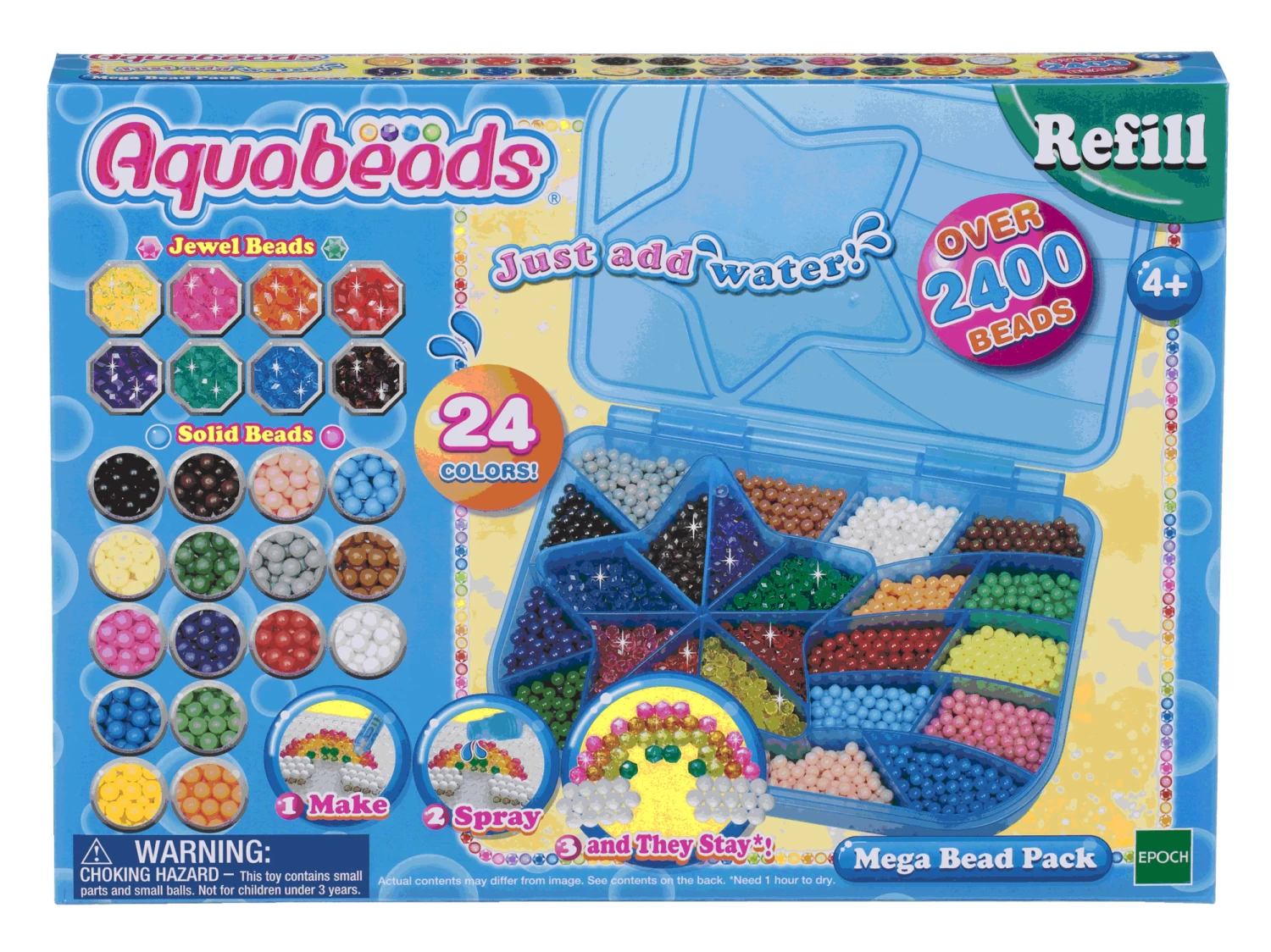 Aquabeads AB79638 Navulling Mega Parelpakket 1 Aquabeads AB79638 Navulling Mega Parelpakket