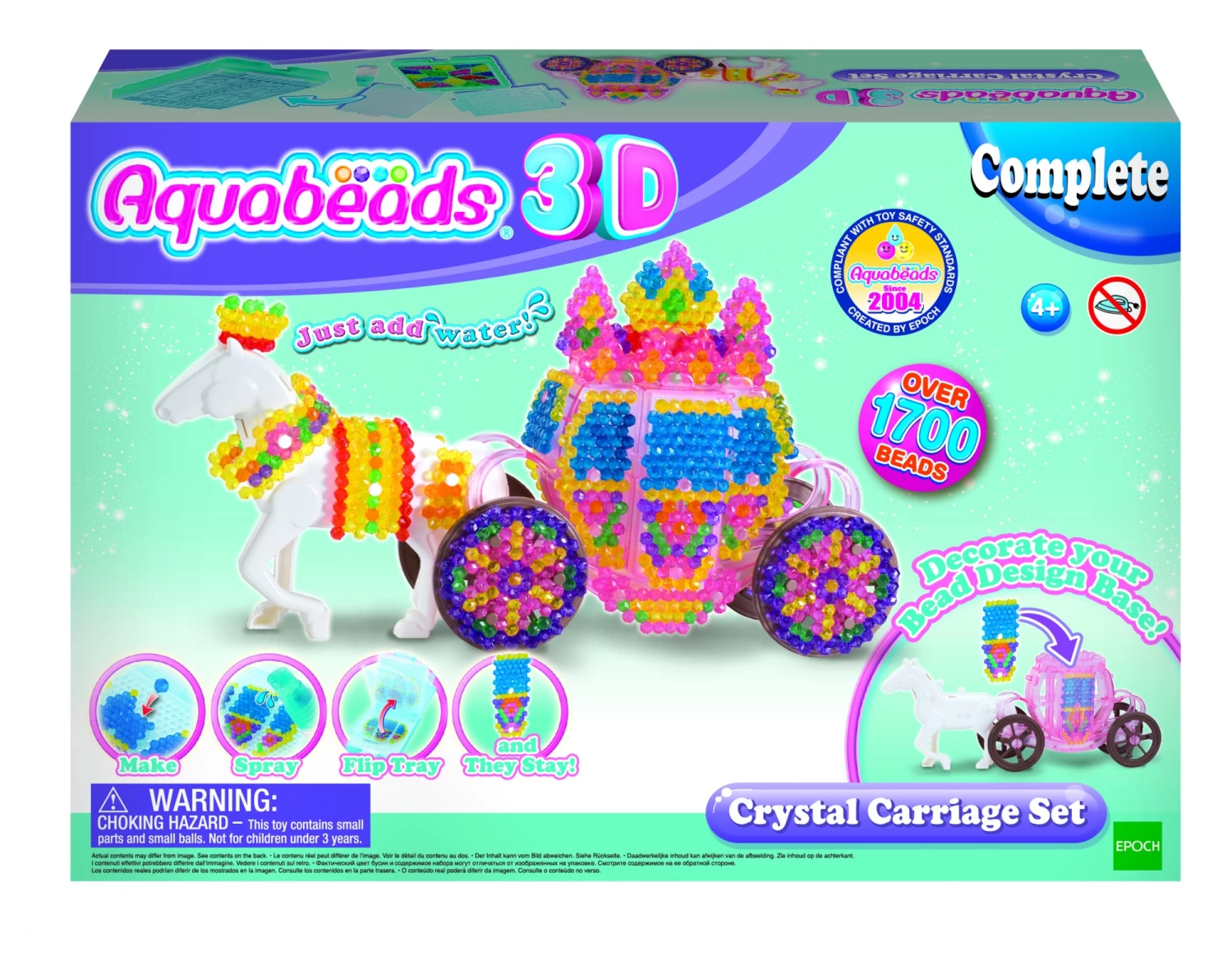 Aquabeads AB31391 3d Koetsenset 2 Aquabeads AB31391 3d Koetsenset - Afbeelding 2