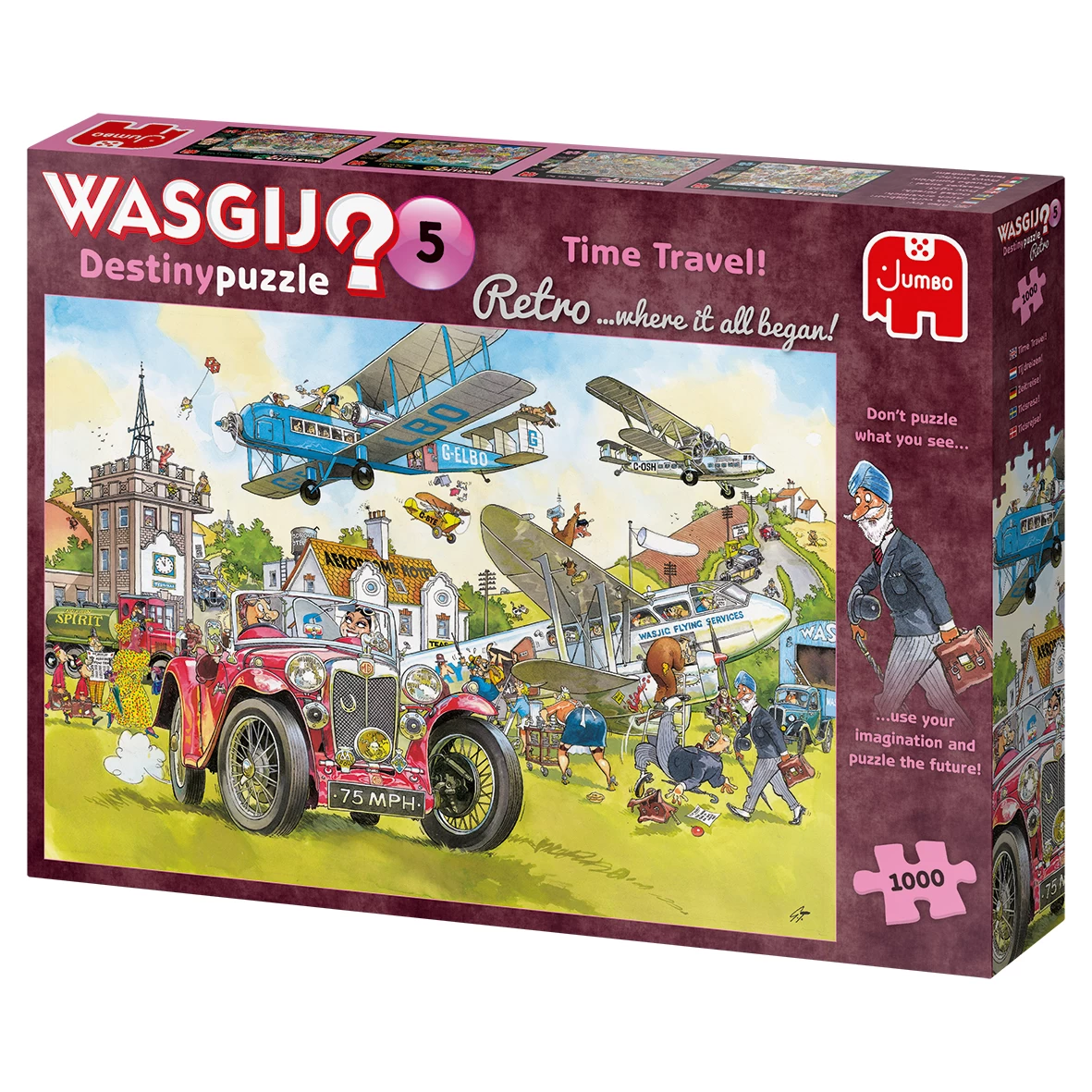 Jumbo 25008 Wasgij-puzzel Retro Destiny-5 Tijdreizen 4 Jumbo 25008 Wasgij-puzzel Retro Destiny-5 Tijdreizen - Afbeelding 4