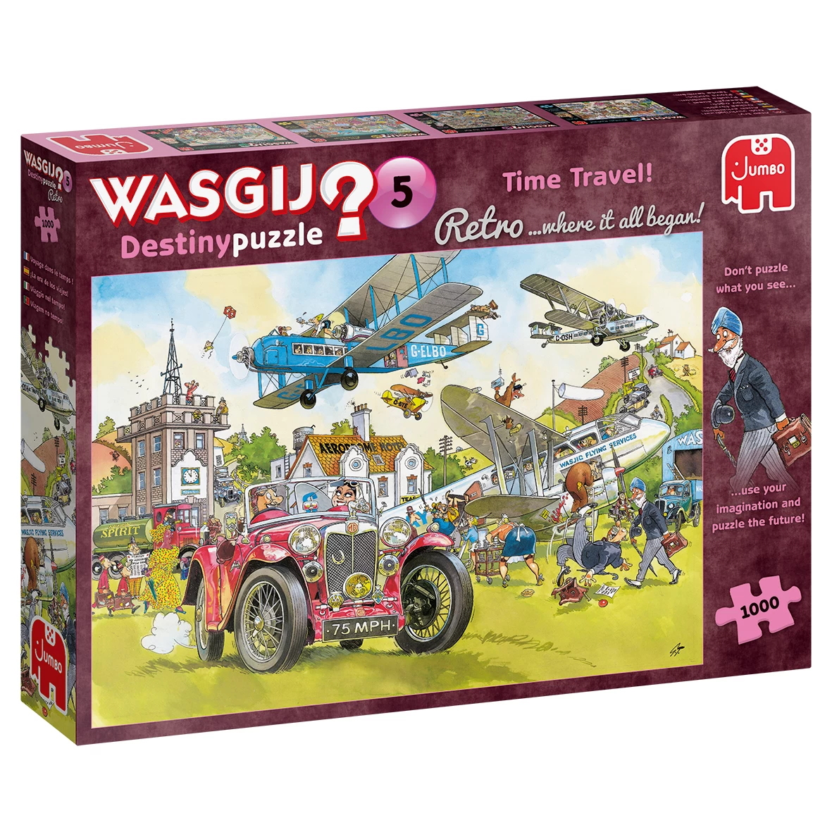 Jumbo 25008 Wasgij-puzzel Retro Destiny-5 Tijdreizen 1 Jumbo 25008 Wasgij-puzzel Retro Destiny-5 Tijdreizen
