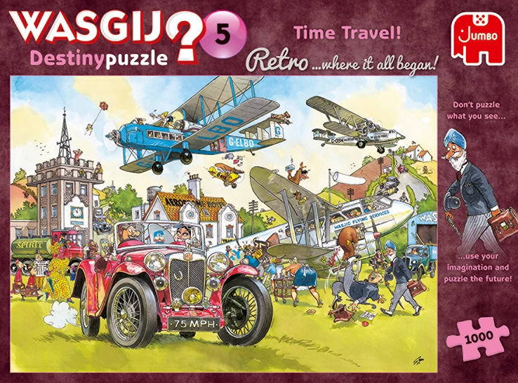 Jumbo 25008 Wasgij-puzzel Retro Destiny-5 Tijdreizen 5 Jumbo 25008 Wasgij-puzzel Retro Destiny-5 Tijdreizen - Afbeelding 5