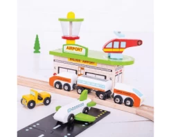 BigJigs BJT018 Houten Trein 124-delige Treinset Transport -Speelgoed Verkoop BJT018 bigjigs houten trein houten treinbaan transportset 1.png 4 1