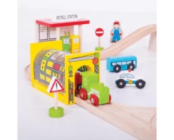 BigJigs BJT018 Houten Trein 124-delige Treinset Transport -Speelgoed Verkoop BJT018 bigjigs houten trein houten treinbaan transportset.png 2