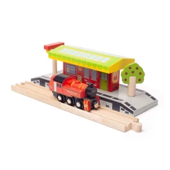 BigJigs BJT493 Houten Locomotief Ivatt Houten Trein -Speelgoed Verkoop BigJigs BJT493 locomotief Ivatt 4
