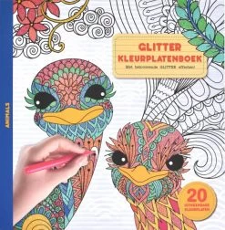 Glitter Kleurplatenboek Kleurboek Animals