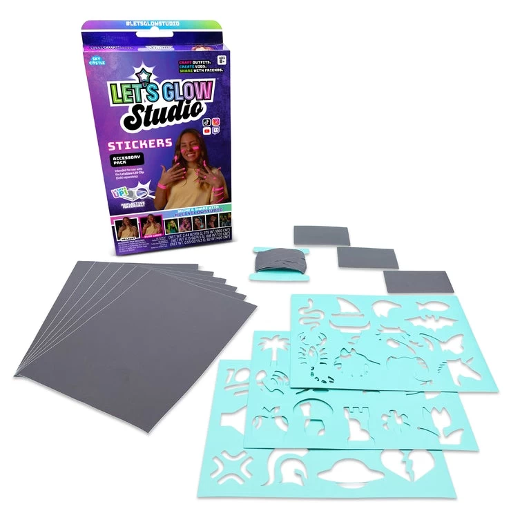 Lets Glow Studio Sticker Accessoire Set 2 Lets Glow Studio Sticker Accessoire Set - Afbeelding 2