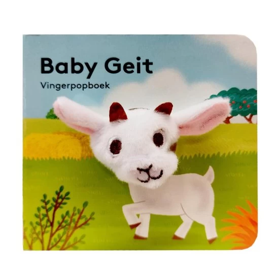 Vingerpop Boekje Baby Geit Baby/Peuterboek 1 Vingerpop Boekje Baby Geit Baby/Peuterboek