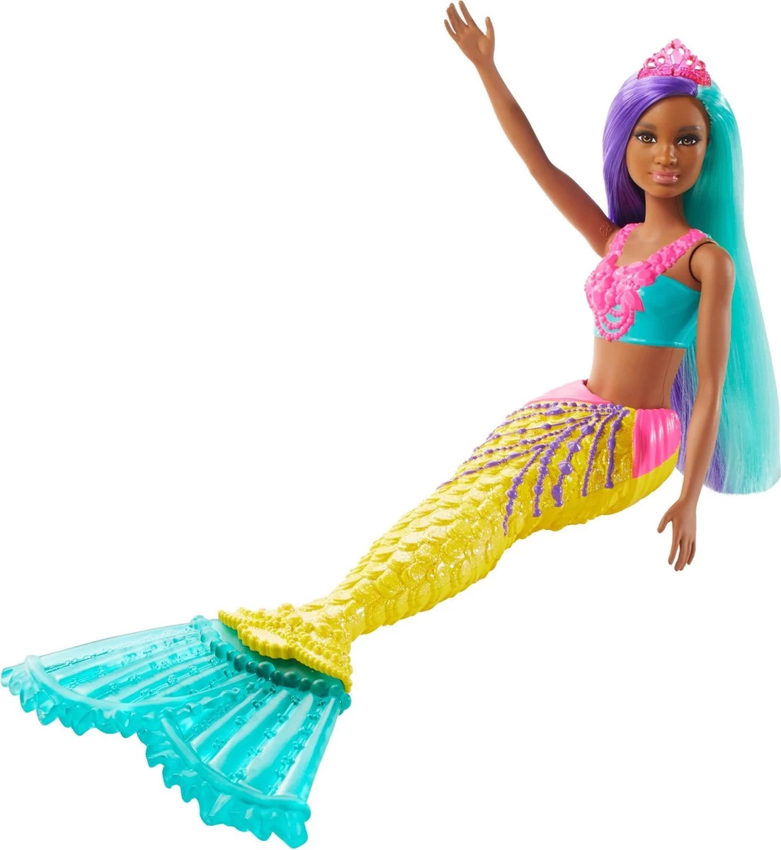 Barbie Pop Dreamtopia Zeemeermin Geel 2 Barbie Pop Dreamtopia Zeemeermin Geel - Afbeelding 2