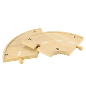 BigJigs BJR102 Road Aanvulset Bochten 2 BigJigs BJR102 Road Aanvulset Bochten - Afbeelding 2