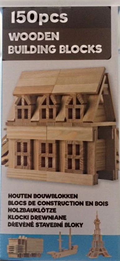 Bouwplankjes City Blocks 150 Stuks 2 Bouwplankjes City Blocks 150 Stuks - Afbeelding 2