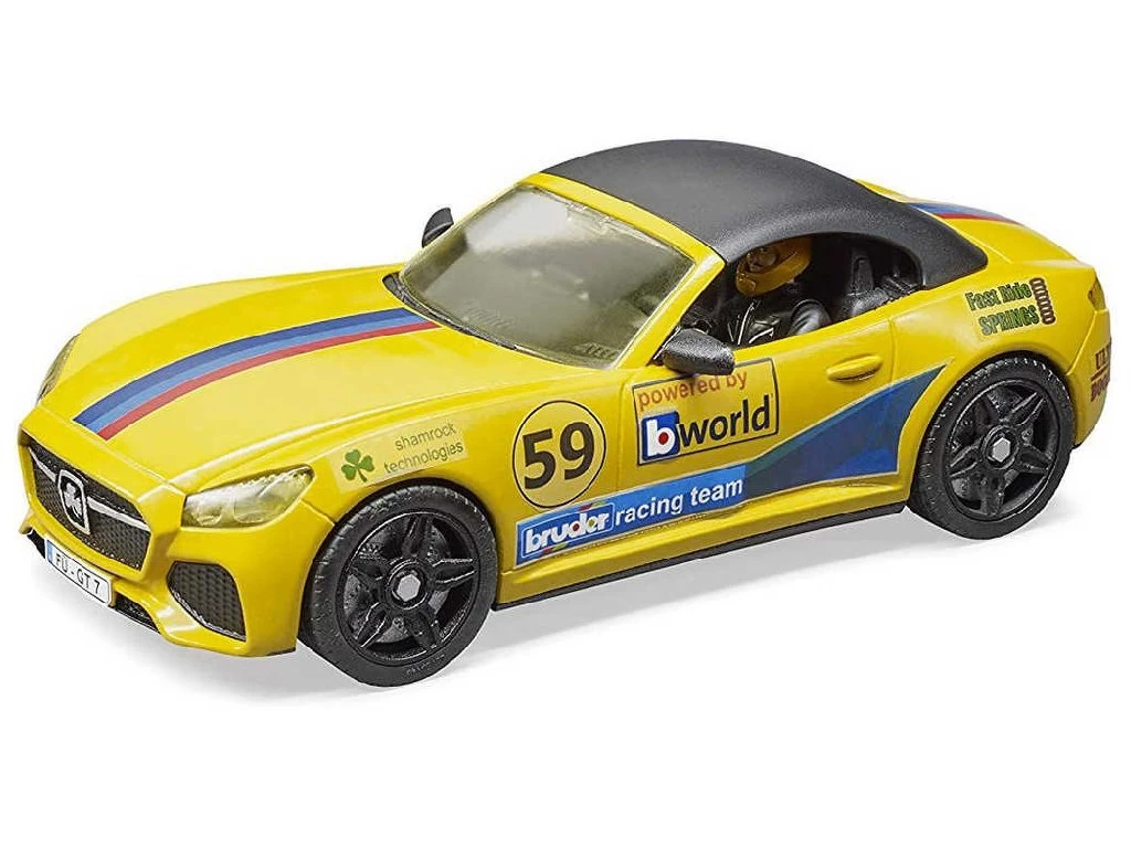 Bruder 02504 RAM-2500 Incl Autotransporter En Racing Roadster 4 Bruder 02504 RAM-2500 Incl Autotransporter En Racing Roadster - Afbeelding 4