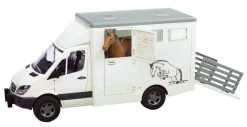 Bruder 2533 MB-Sprinter Paardentransporter + Paard -Speelgoed Verkoop bruder 02533 mercedes sprinter veetransport 1
