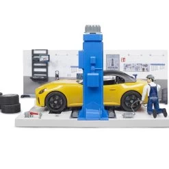 Bruder 62110 Autowerkplaats-met-roadster -Speelgoed Verkoop bruder 62110 autowerkplaats met roadster 2