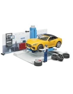 Bruder 62110 Autowerkplaats-met-roadster