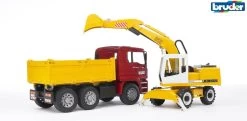 Bruder 2751 Kipper Vrachtwagen MAN TGA Met Liebherr Hydr Wielkraan -Speelgoed Verkoop bruder 2751 man vrachtwagen kipperauto zandauto met liebherr wielkraan 2426 3