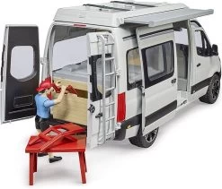 Bruder 2672 MB-Sprinter Camper Met Vakantieman -Speelgoed Verkoop bruder mb mercedes sprinter camper met vakantieman 2