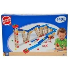 Eichhorn/Heros Constructor 140-dlg Kogelbaan Houten Constructieset 7 Eichhorn/Heros Constructor 140-dlg Kogelbaan Houten Constructieset -Speelgoed Verkoop constructor 140 delig knikkerbaan heros 39070 3