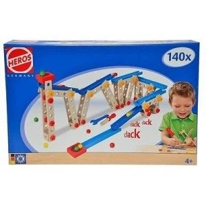 Eichhorn/Heros Constructor 140-dlg Kogelbaan Houten Constructieset 4 Eichhorn/Heros Constructor 140-dlg Kogelbaan Houten Constructieset - Afbeelding 4