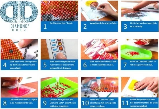 Diamond Dotz I Love My Dog 50x26cm. DiamondPainting 2 Diamond Dotz I Love My Dog 50x26cm. DiamondPainting - Afbeelding 2