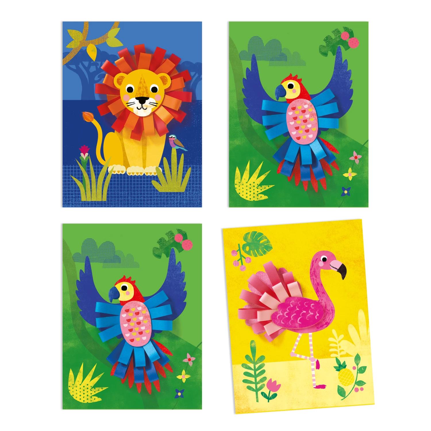 Djeco Collage Met-Krullen Knutselset 3 Djeco Collage Met-Krullen Knutselset - Afbeelding 3