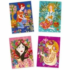 Djeco Knutselset Glitterschilderijtjes Bloemengeuren 3d -Speelgoed Verkoop djeco glitterschilderijtjes bloemengeuren 3