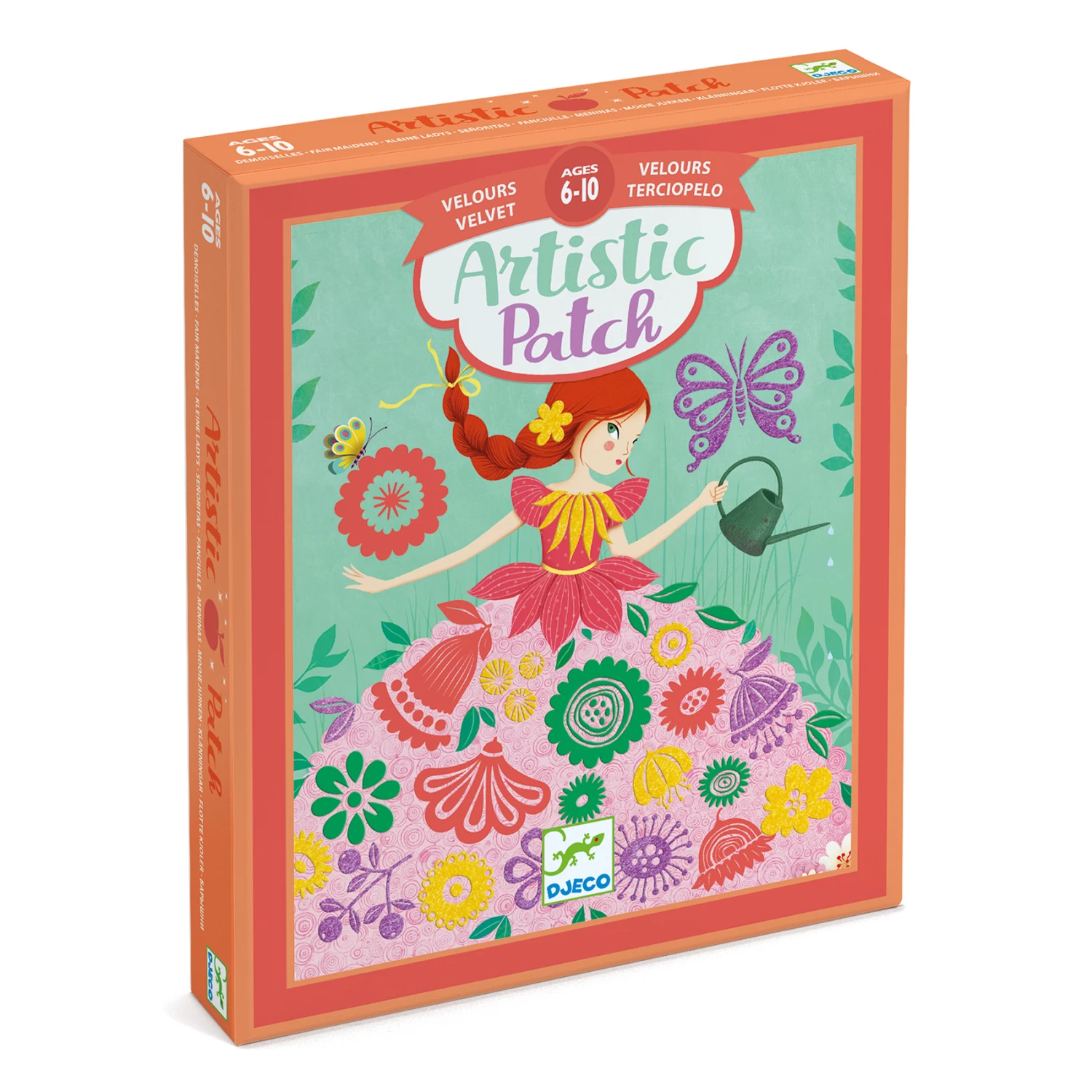 Djeco Knutselset Artistieke-veloursplaatjes Jonge-dames 1 Djeco Knutselset Artistieke-veloursplaatjes Jonge-dames