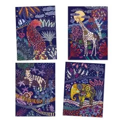 Djeco Kraskaarten Weerbarstige Natuur -Speelgoed Verkoop djeco kraskaarten weelderige natuur 2