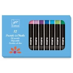 Djeco Olieverfkrijtjes 12-kleuren Krijtjes