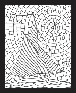 Glas In Lood Kleurboek Reizen -Speelgoed Verkoop download 3