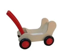2-in-1 Duwkar En Poppenwagen – V. Dijktoys Combi -Speelgoed Verkoop duwkar poppenwagen 2in1 v.dijktoys combiwagen rood