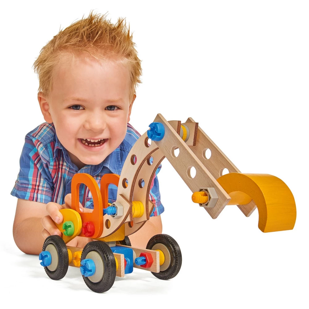 Eichhorn 3in1 Constructor 90-dlg Houten Constructie-speelgoed 2 Eichhorn 3in1 Constructor 90-dlg Houten Constructie-speelgoed - Afbeelding 2