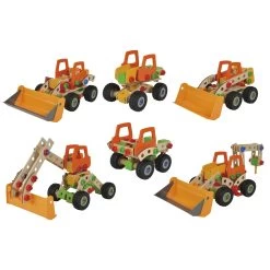 Eichhorn 6in1 Constructor 140-dlg Houten Constructie-speelgoed Loader -Speelgoed Verkoop eichhorn constructor 140dlg constructieset loader 6in1 set 6