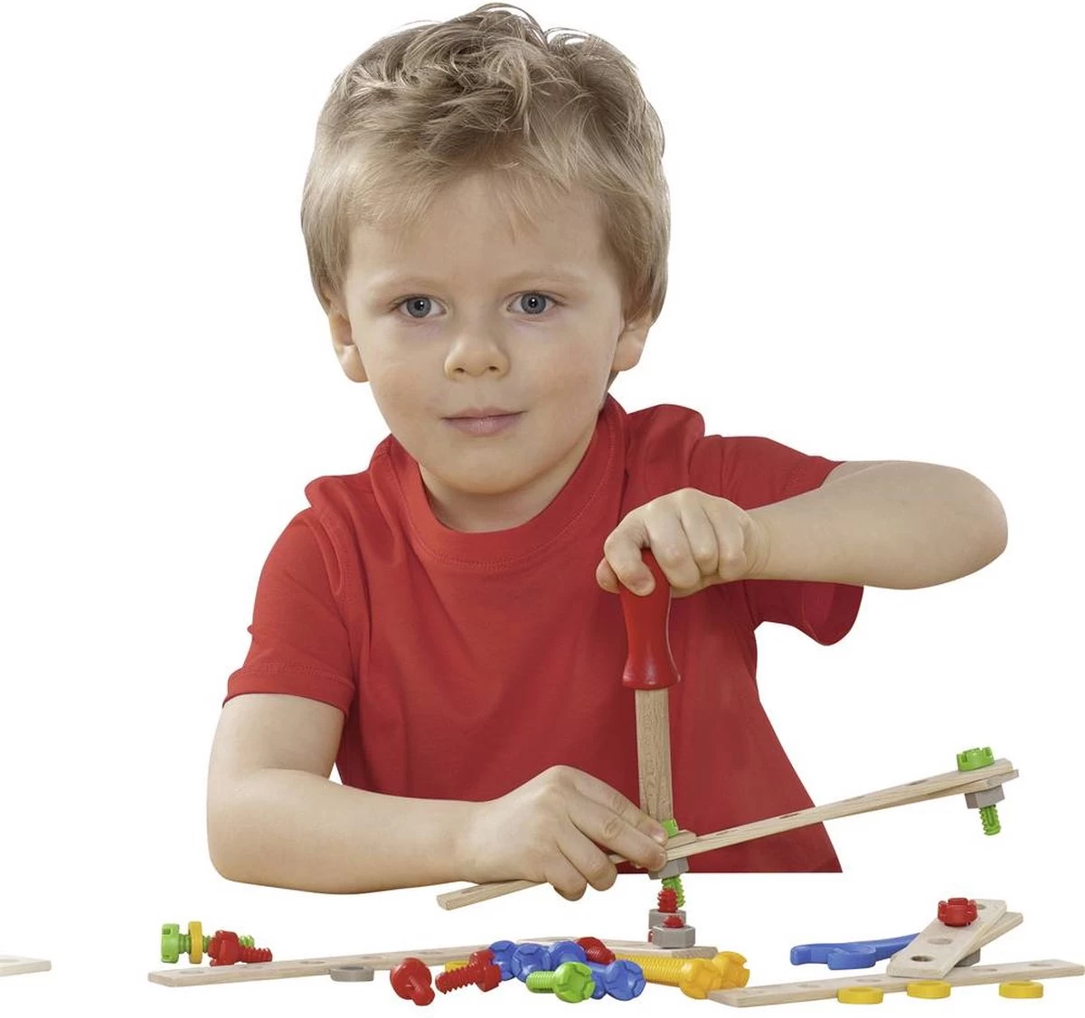 Eichhorn 3in1 Constructor 50-delig Houten Constructie-speelgoed 2 Eichhorn 3in1 Constructor 50-delig Houten Constructie-speelgoed - Afbeelding 2