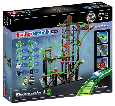 Fischertechnik Dynamic L2 Knikkerbaan 1 Fischertechnik Dynamic L2 Knikkerbaan