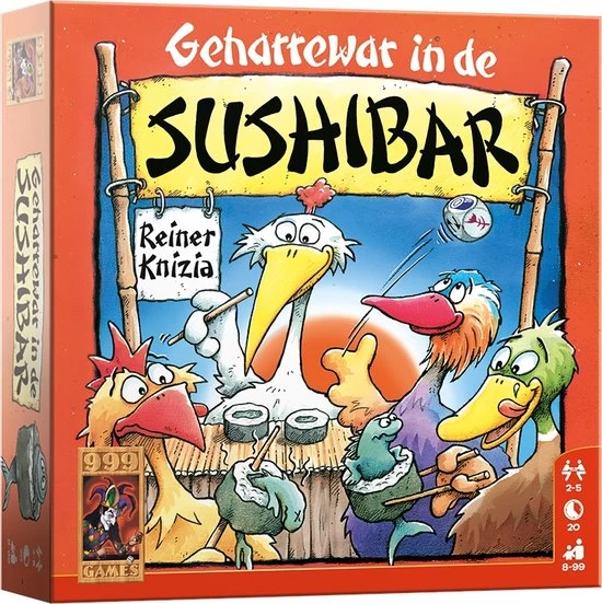 Geharrewar In De Sushibar Dobbelspel 1 Geharrewar In De Sushibar Dobbelspel