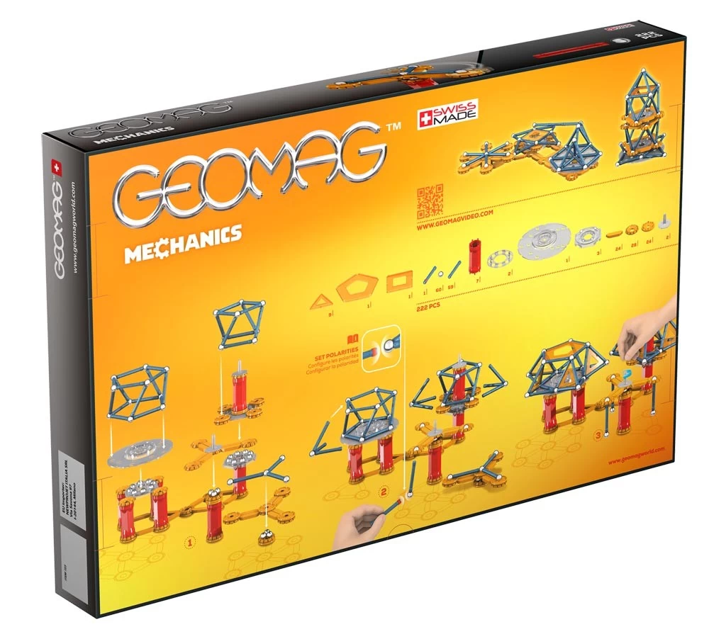 Geomag Mechanics – 222 Delig 3 Geomag Mechanics – 222 Delig - Afbeelding 3