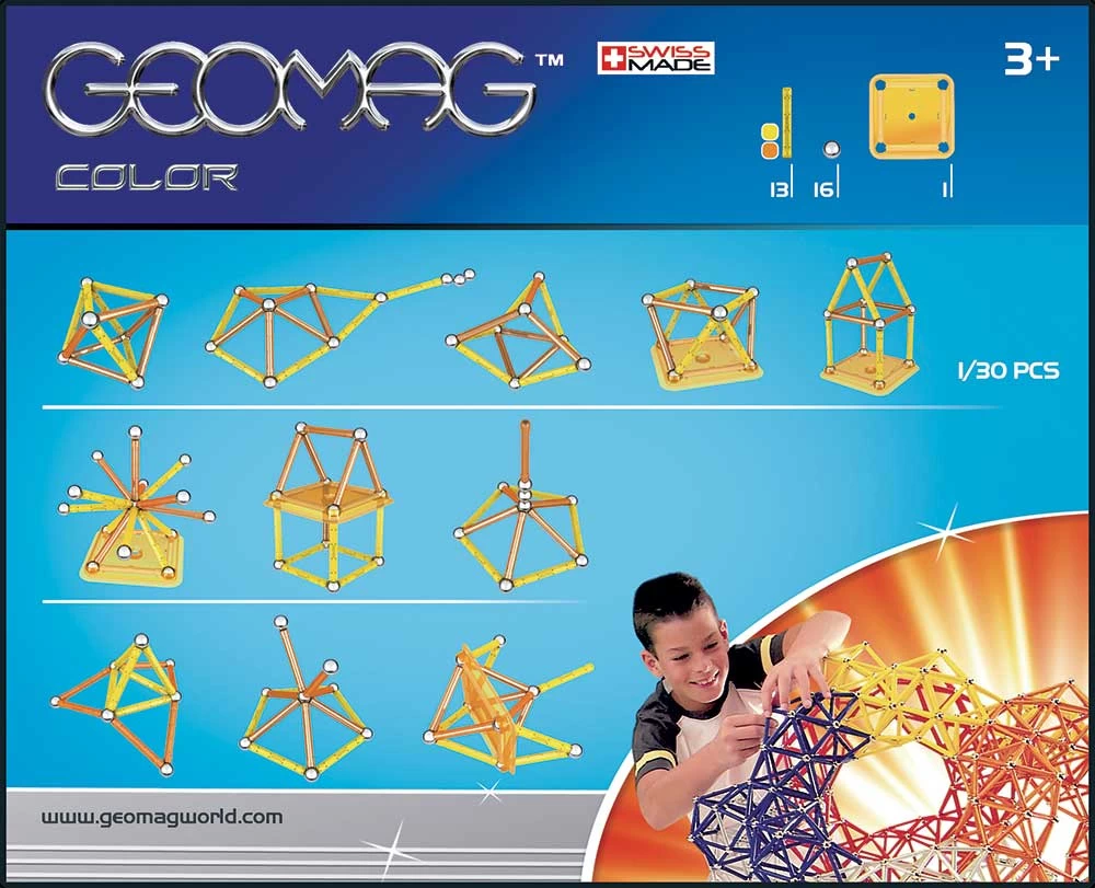Geomag Color – 30 Delig 3 Geomag Color – 30 Delig - Afbeelding 3