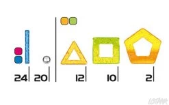 Geomag Panels Glitter – 68 Delig -Speelgoed Verkoop geomag glitter panels set 68 pcs 5