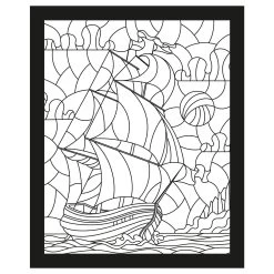 Glas In Lood Kleurboek Reizen -Speelgoed Verkoop glasinlood kleurboek reizen speelactief.nl 0