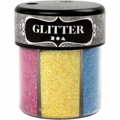 Glitter 6 Felle Kleuren – 6 X 13 G.