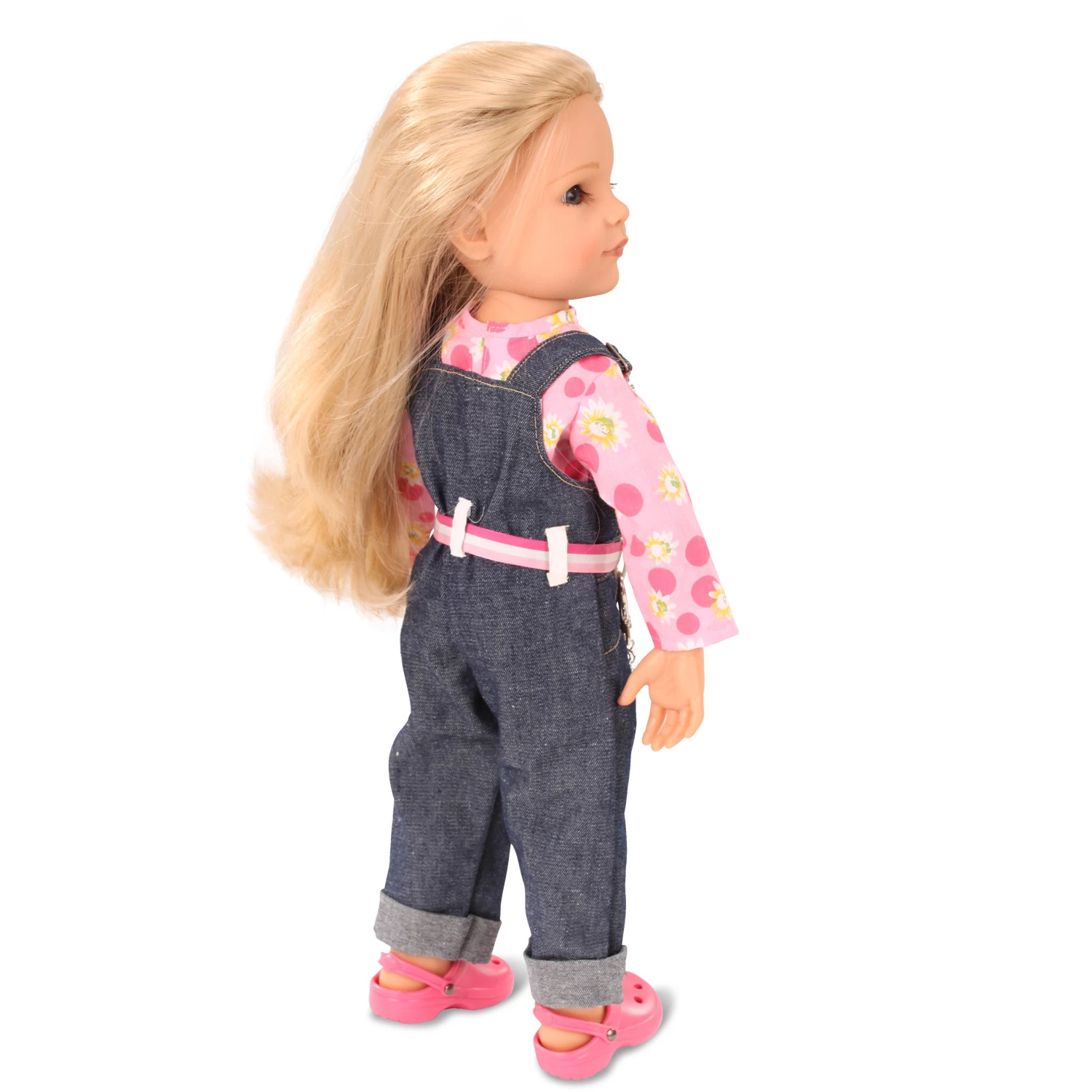 Gotz Poppen Kledingset Denim Tuinbroek 3 Gotz Poppen Kledingset Denim Tuinbroek - Afbeelding 3