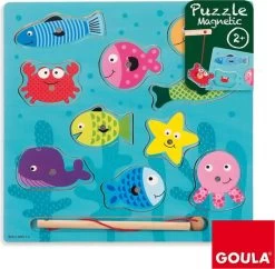 Goula Houten Magneetpuzzel Vissen
