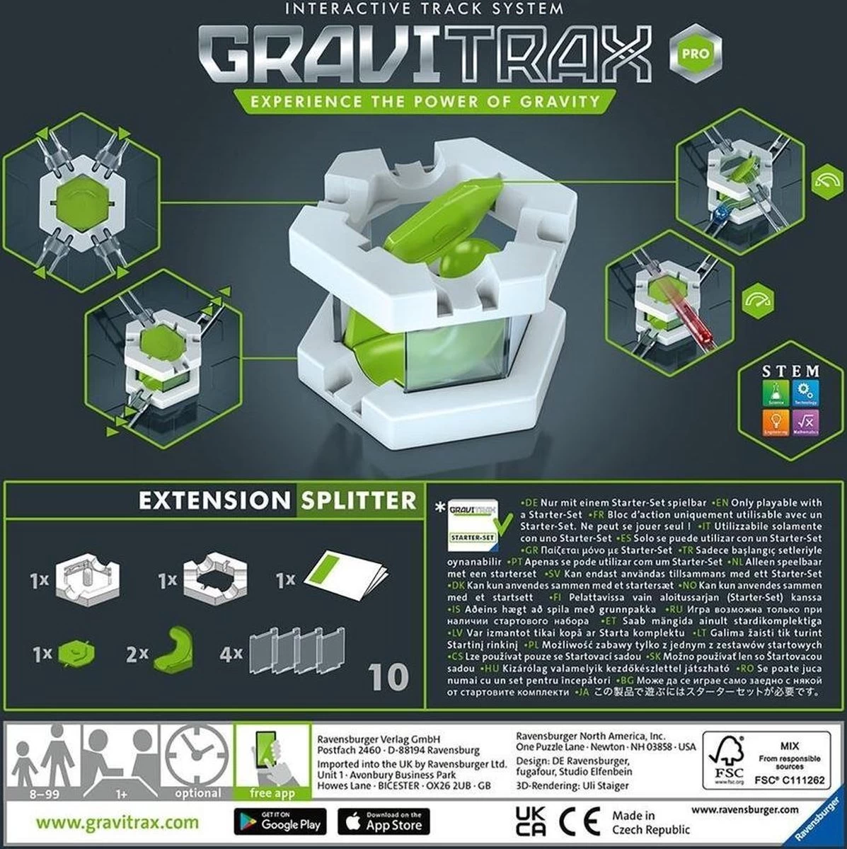 Gravitrax PRO Extension Splitter Knikkerbaan Ravensburger 3 Gravitrax PRO Extension Splitter Knikkerbaan Ravensburger - Afbeelding 3