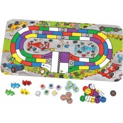 Monza Haba Spel Kleurenrace -Speelgoed Verkoop haba 4416 monza jubileumeditie de razende kleurenrace 3