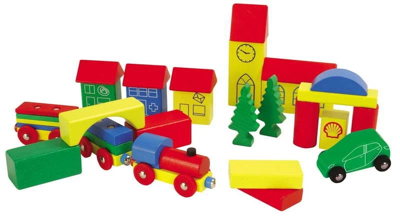 Blokkenset HEROS Combi-speelbox 32-delig 3 Blokkenset HEROS Combi-speelbox 32-delig - Afbeelding 3