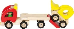 Houten Dieplader Met Loader -Speelgoed Verkoop houten dieplader goki 55963 1 1