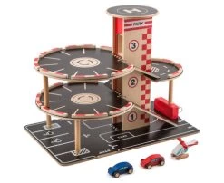 Houten Garage Park & Go -Speelgoed Verkoop houten garage hape e3002 park go garage 2