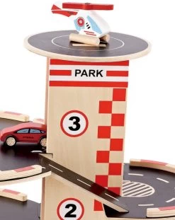 Houten Garage Park & Go -Speelgoed Verkoop houten garage hape e3002 park go garage 3