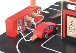 Houten Garage Park & Go -Speelgoed Verkoop houten garage hape e3002 park go garage 4